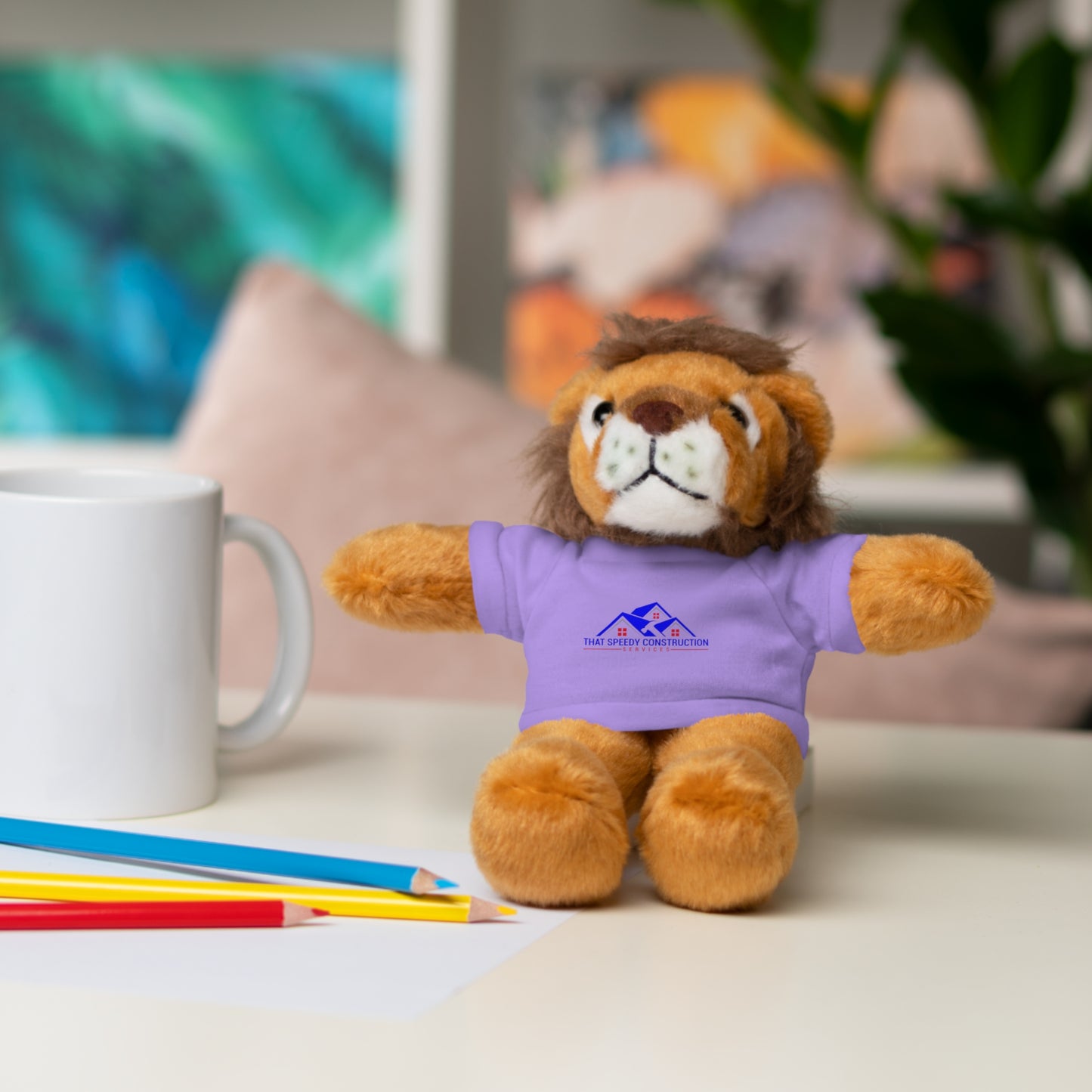 That Speedy Customizable Stuffed Animal with T-Shirt
