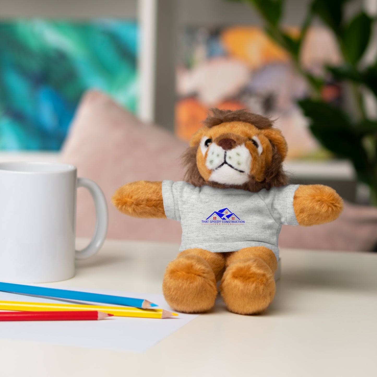 That Speedy Customizable Stuffed Animal with T-Shirt
