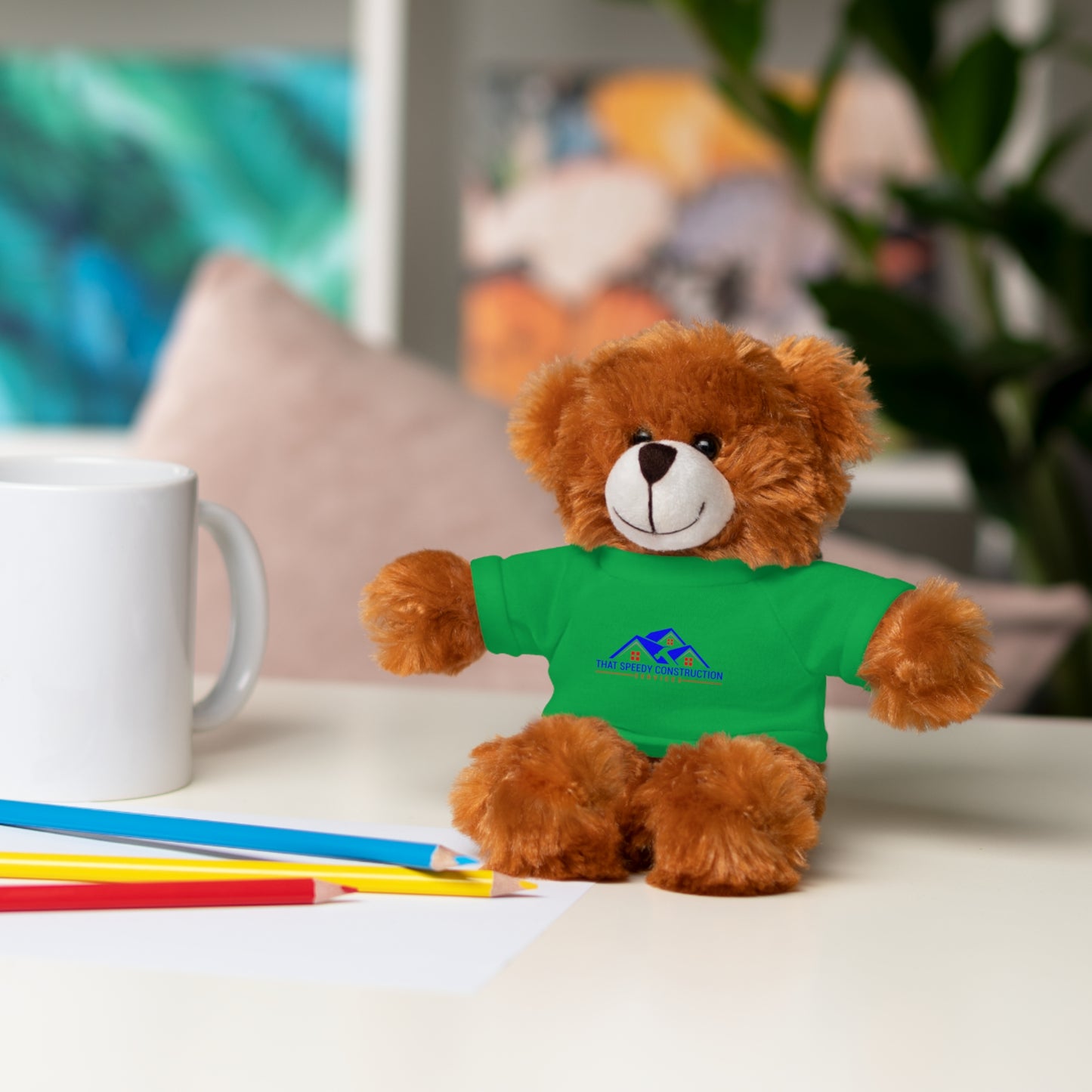 That Speedy Customizable Stuffed Animal with T-Shirt