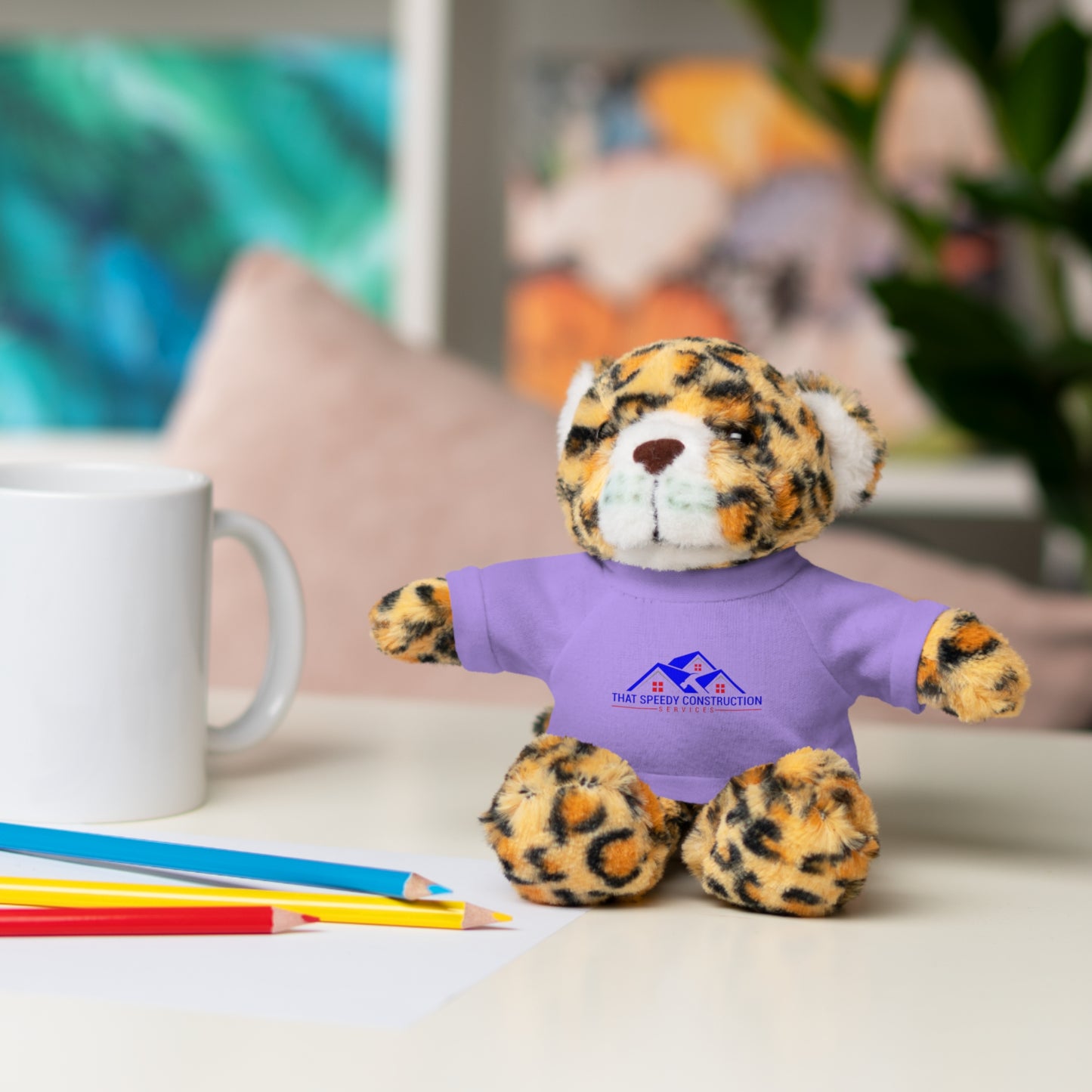 That Speedy Customizable Stuffed Animal with T-Shirt