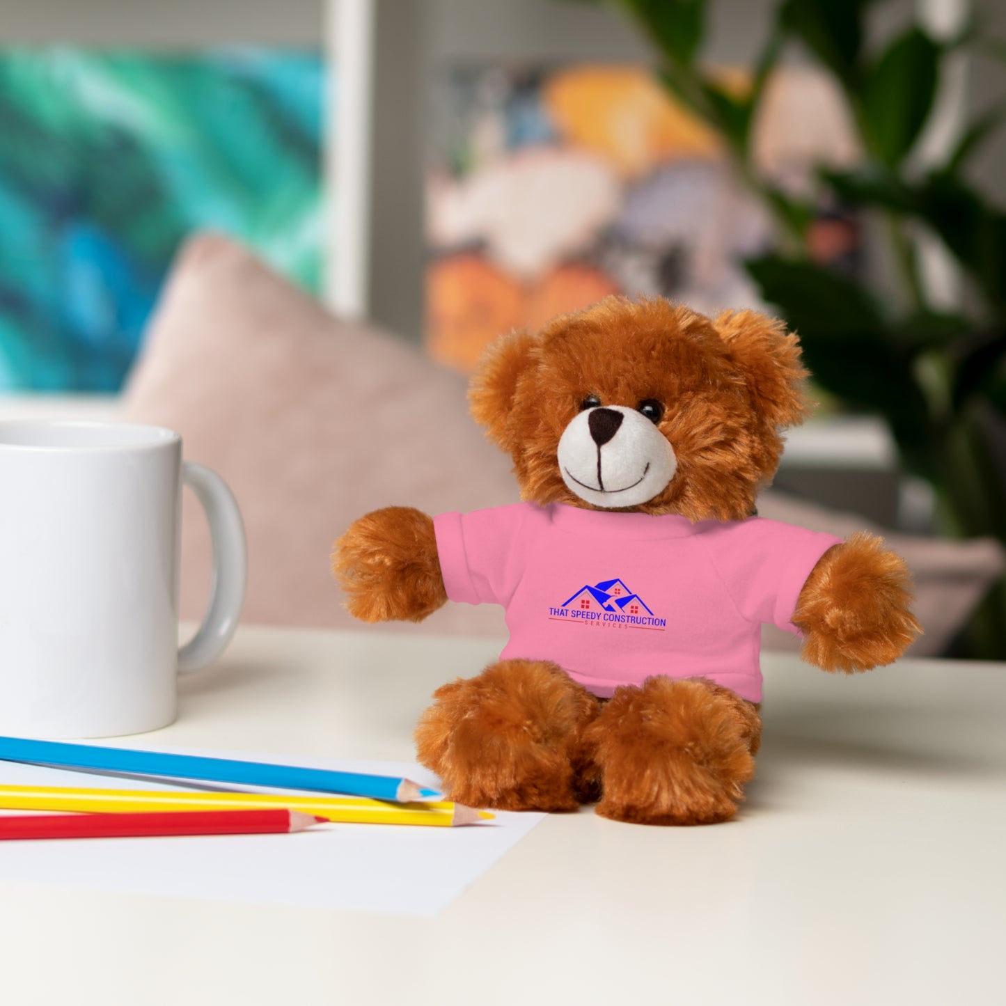 That Speedy Customizable Stuffed Animal with T-Shirt