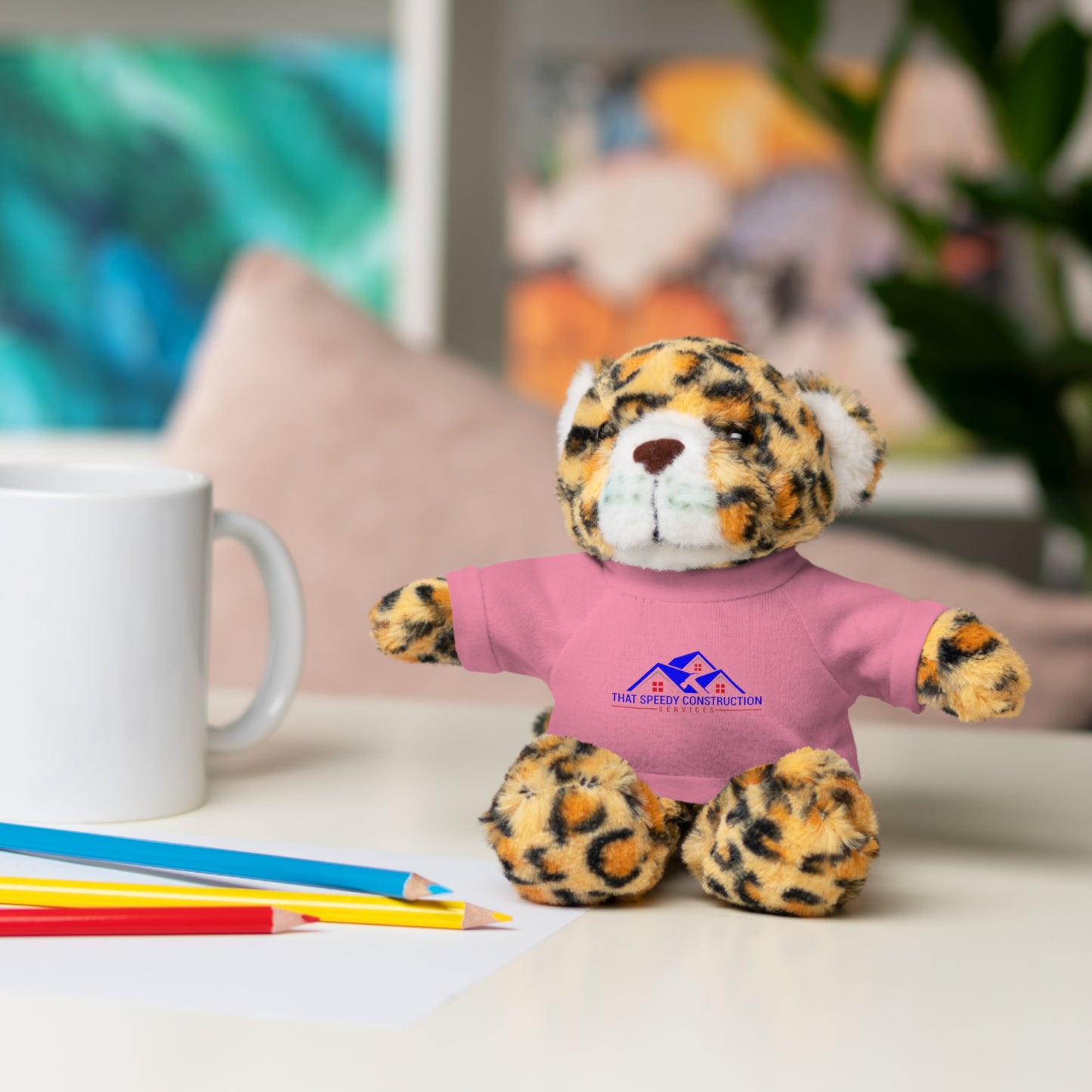 That Speedy Customizable Stuffed Animal with T-Shirt
