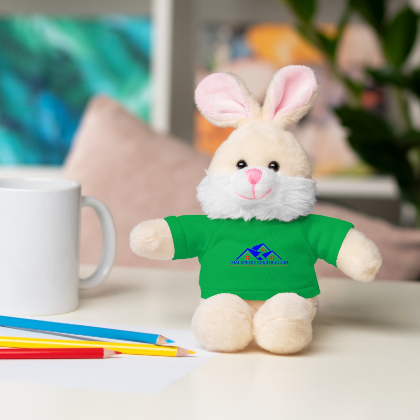 That Speedy Customizable Stuffed Animal with T-Shirt