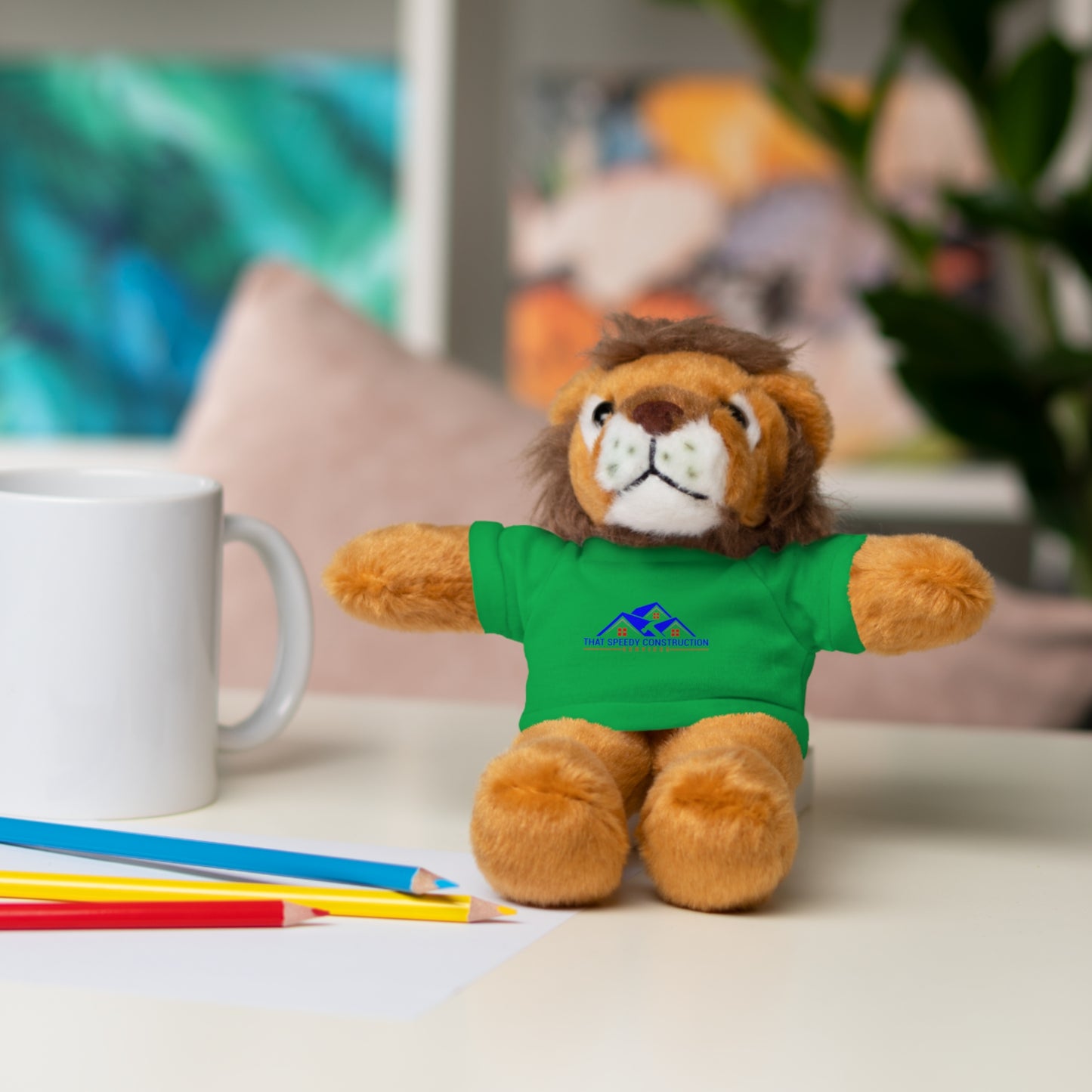 That Speedy Customizable Stuffed Animal with T-Shirt