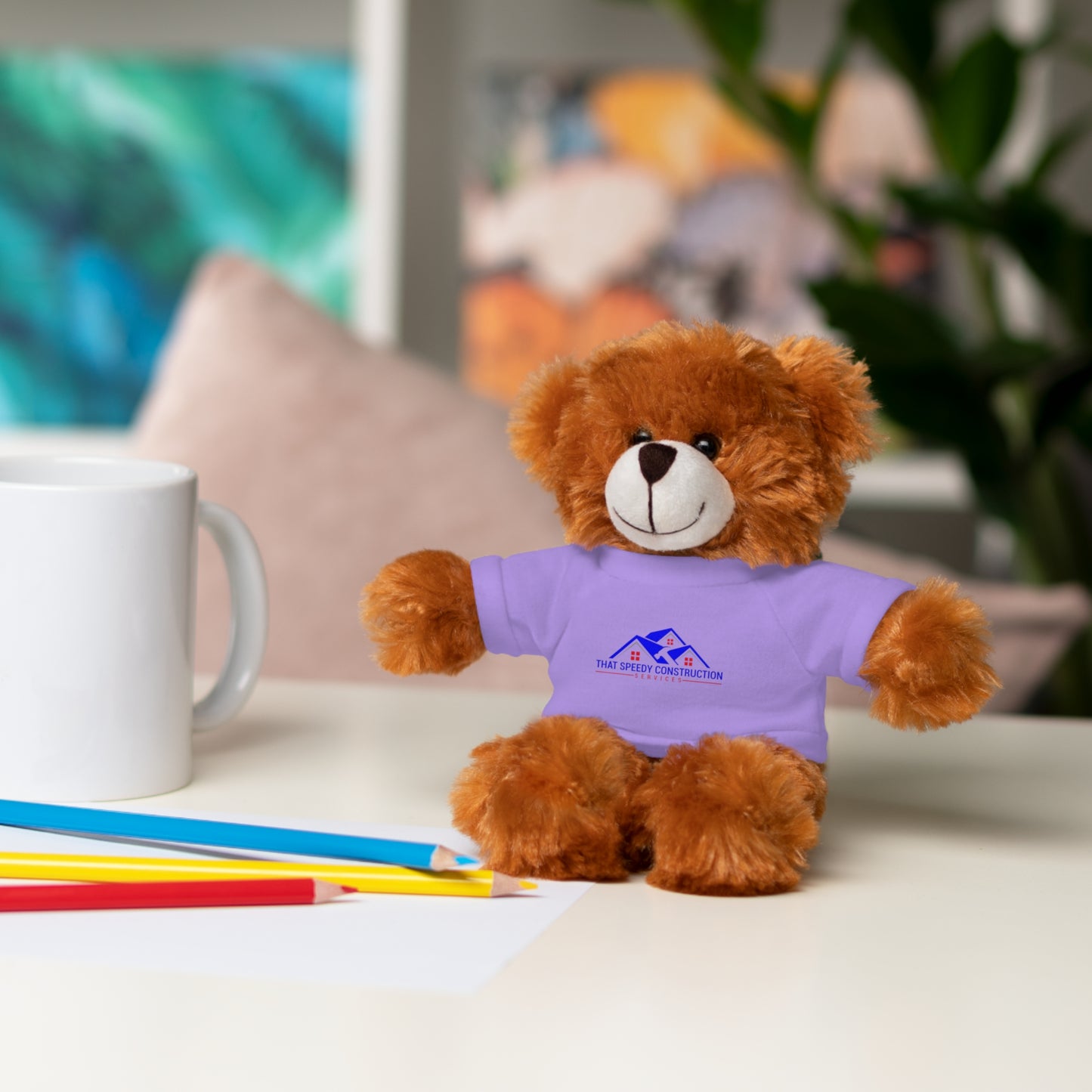 That Speedy Customizable Stuffed Animal with T-Shirt