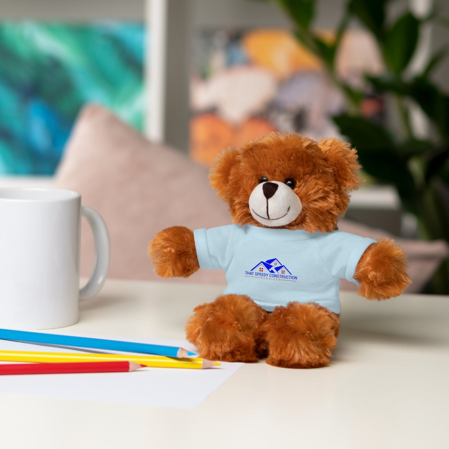 That Speedy Customizable Stuffed Animal with T-Shirt