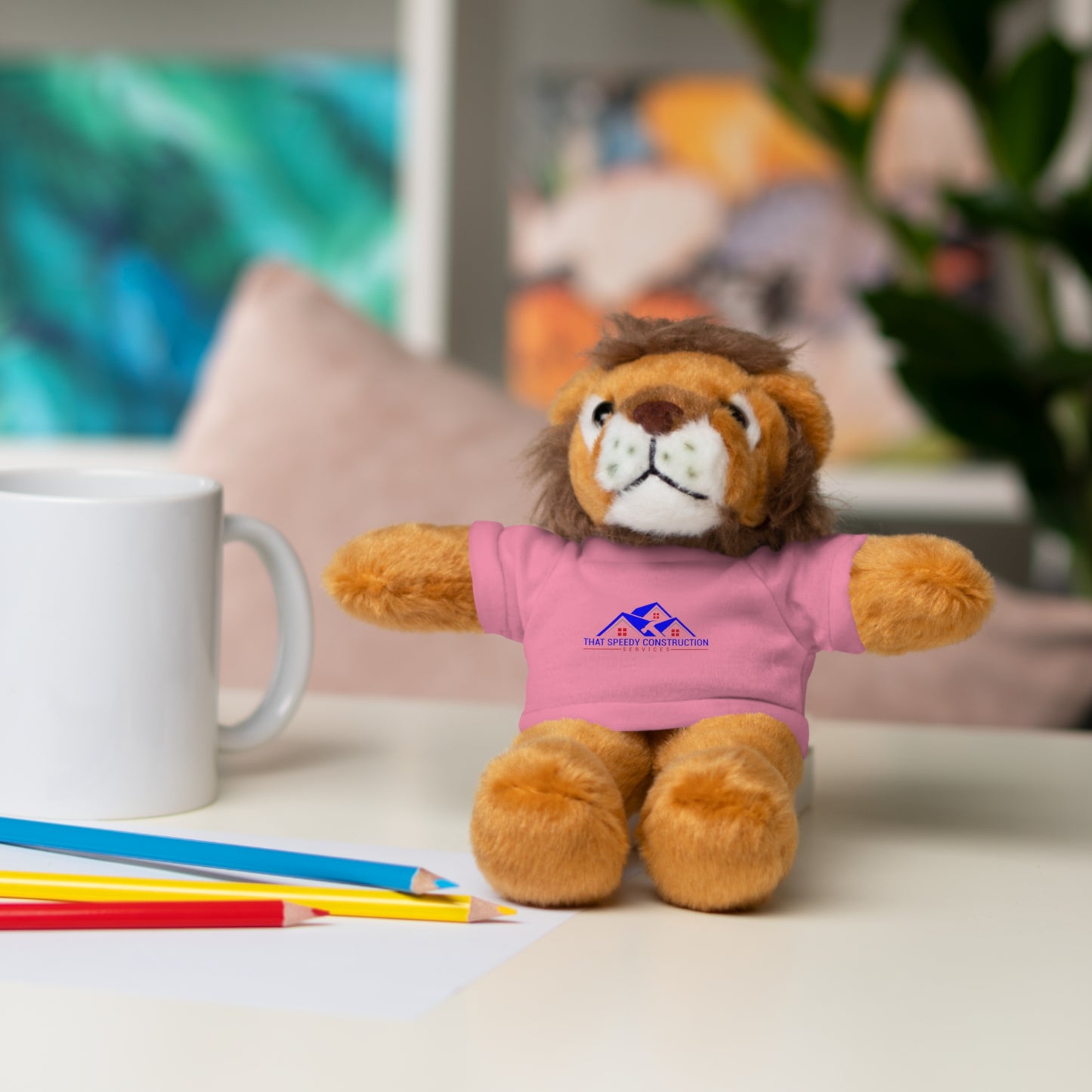 That Speedy Customizable Stuffed Animal with T-Shirt
