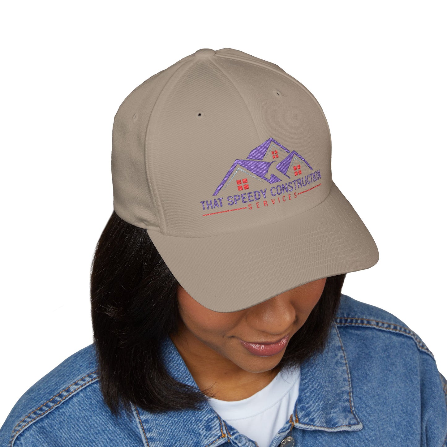 That Speedy Closed-Back Structured Cap (Embroidery)