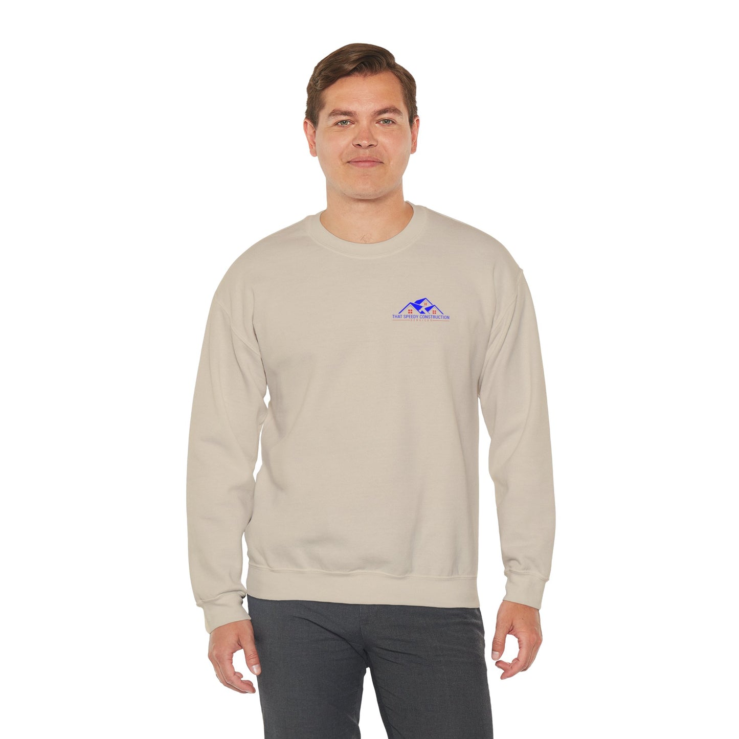 "I told my wife I'm a roofer" Graphic Crewneck Sweatshirt