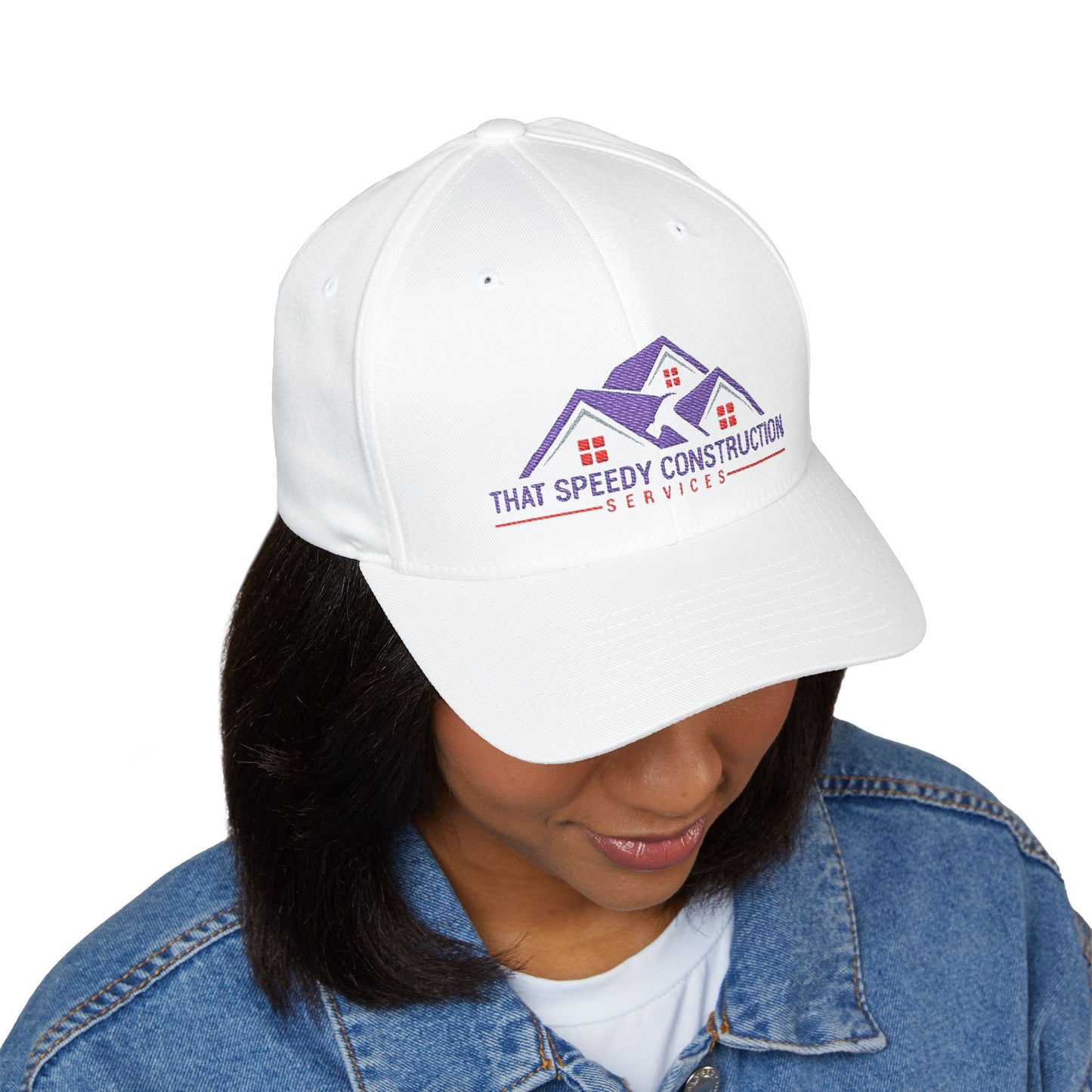 That Speedy Closed-Back Structured Cap (Embroidery)