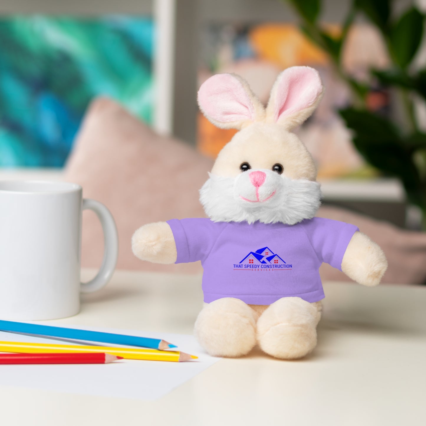 That Speedy Customizable Stuffed Animal with T-Shirt