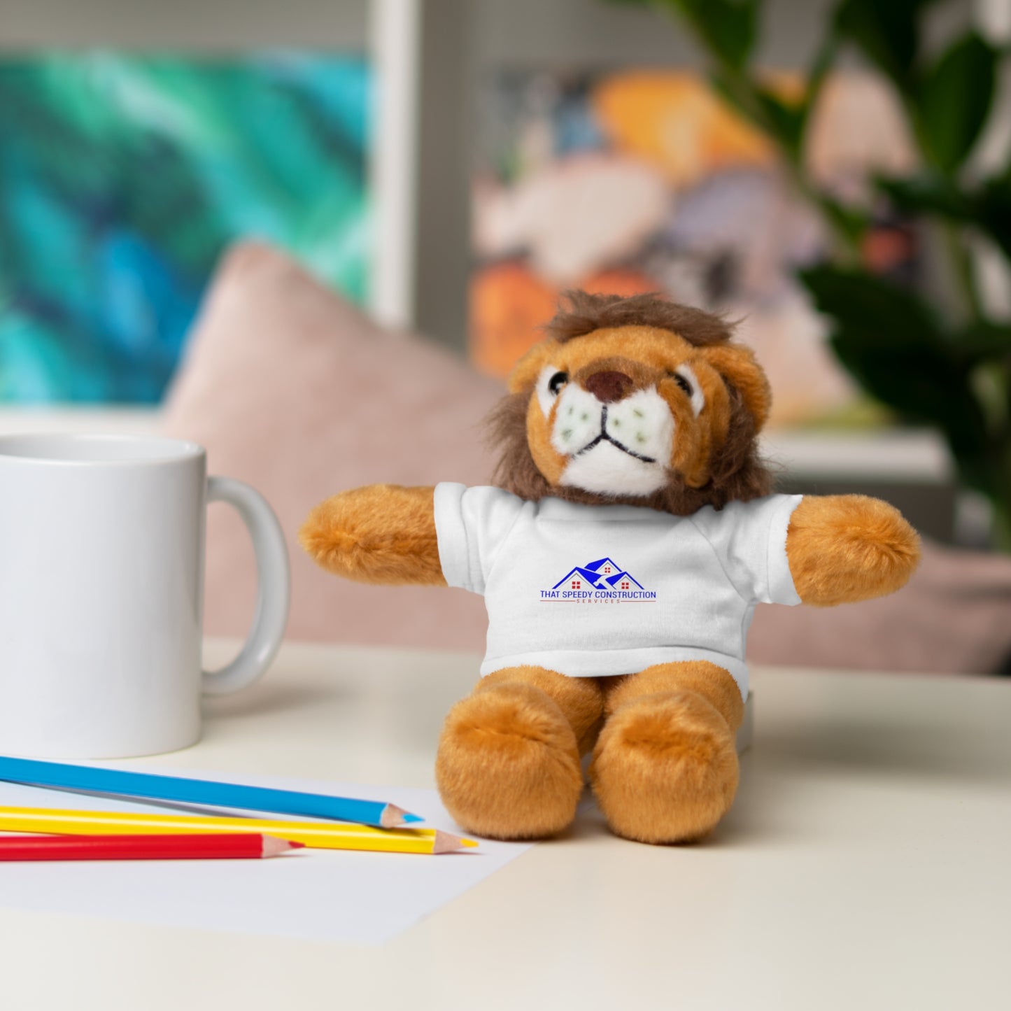 That Speedy Customizable Stuffed Animal with T-Shirt