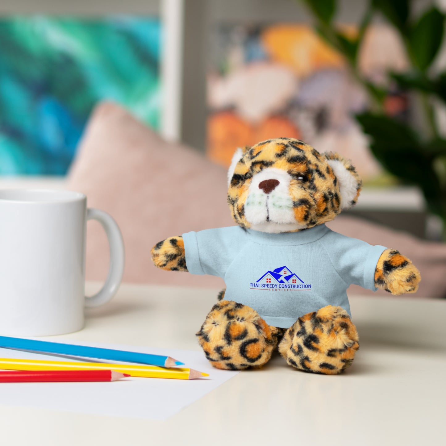 That Speedy Customizable Stuffed Animal with T-Shirt