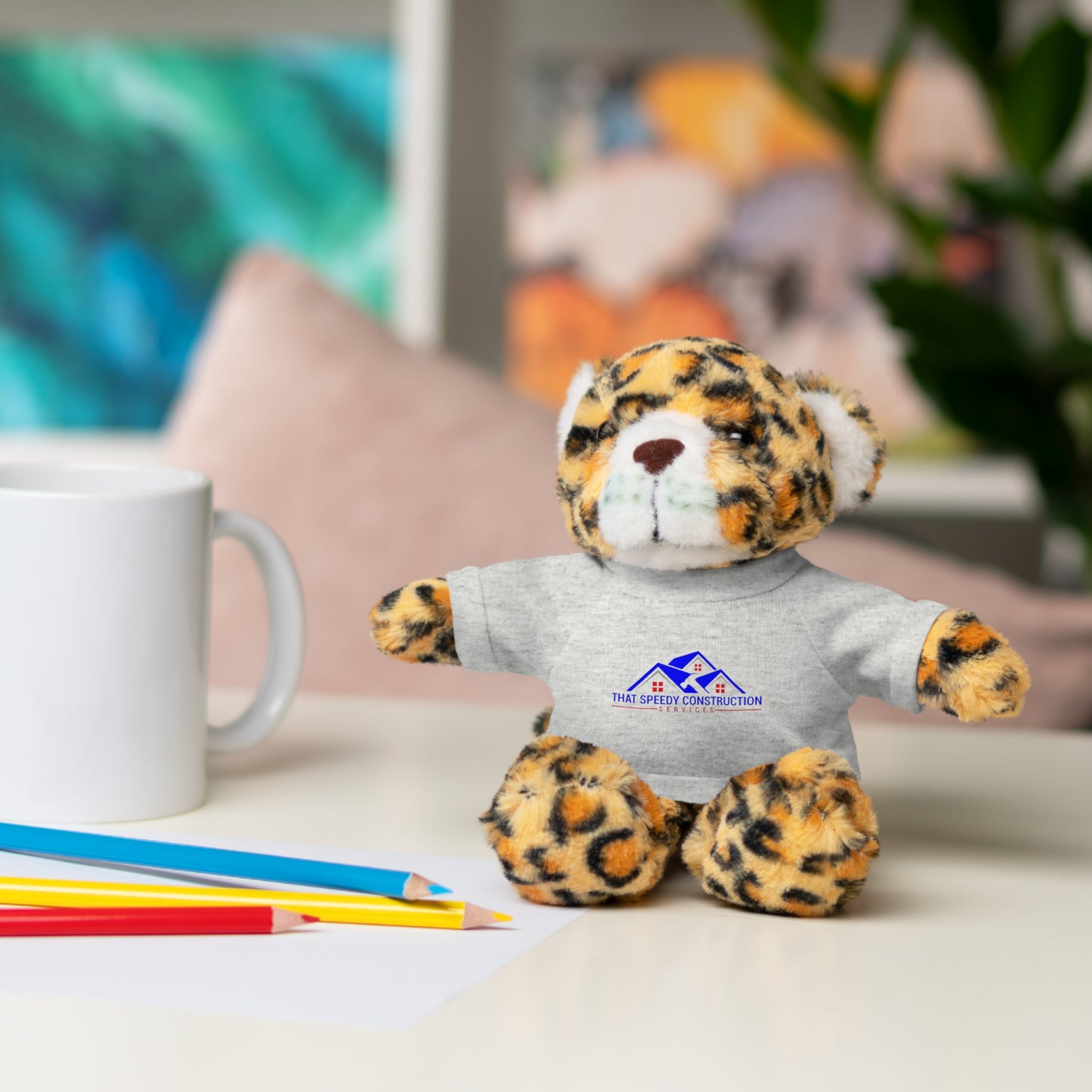 That Speedy Customizable Stuffed Animal with T-Shirt