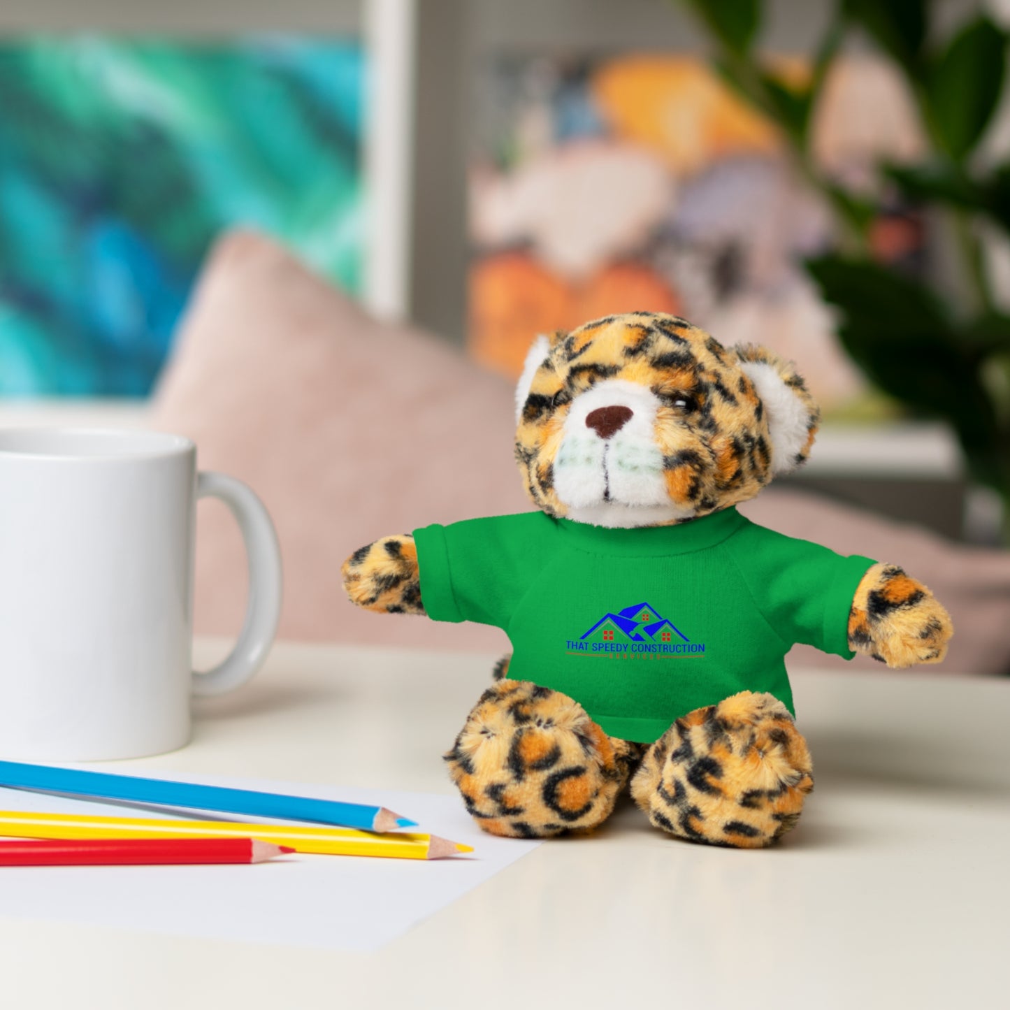 That Speedy Customizable Stuffed Animal with T-Shirt