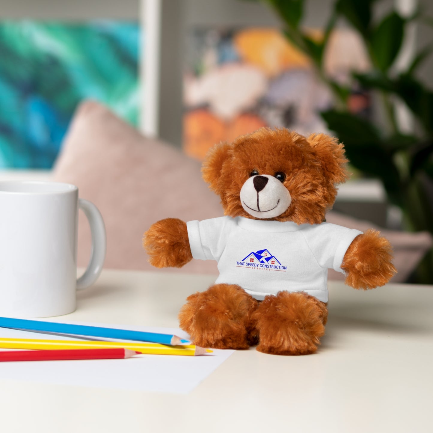 That Speedy Customizable Stuffed Animal with T-Shirt