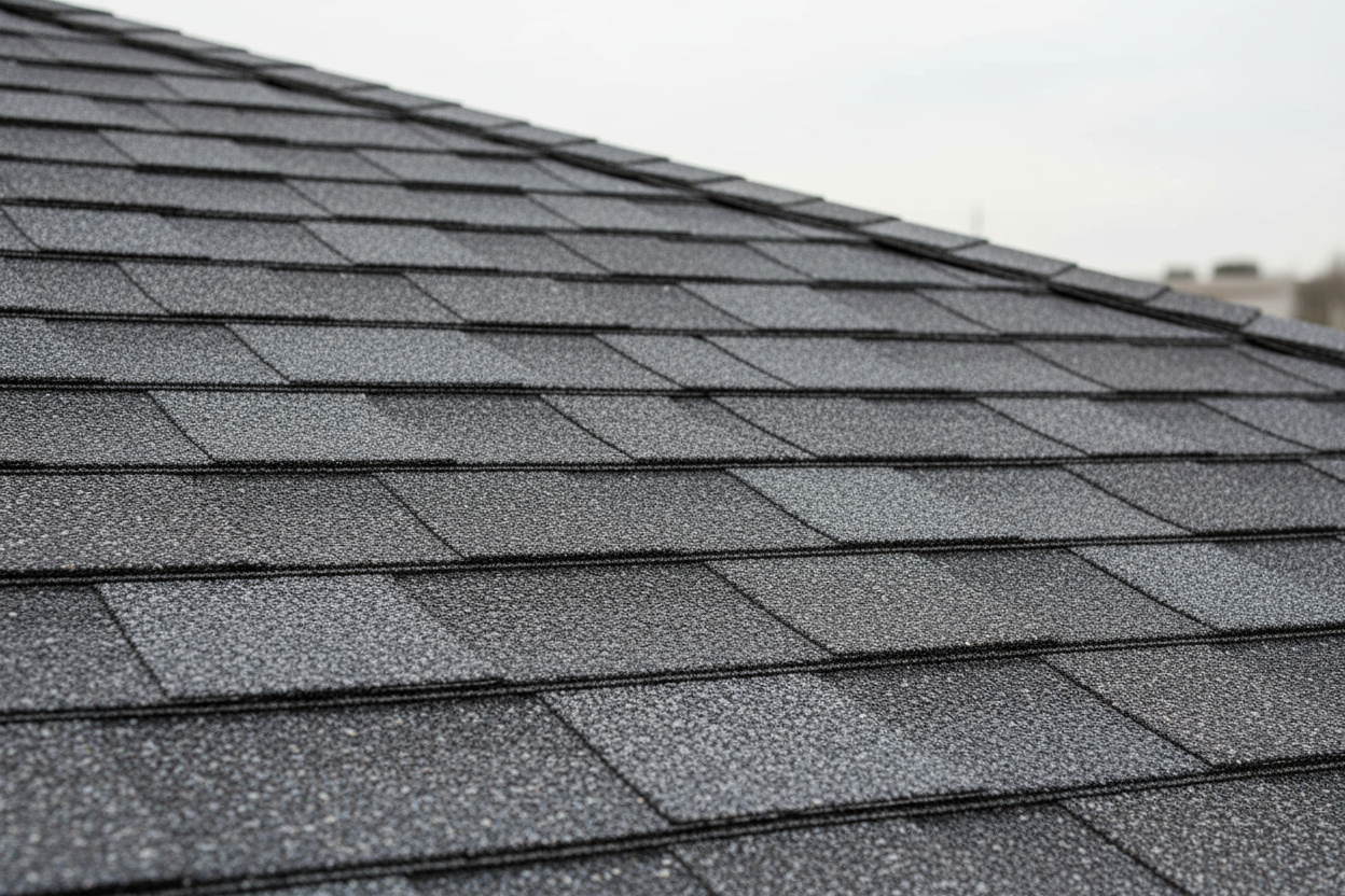 beautiful grey roof shingles