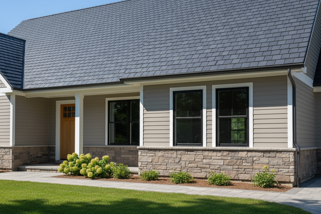 beautiful roof siding