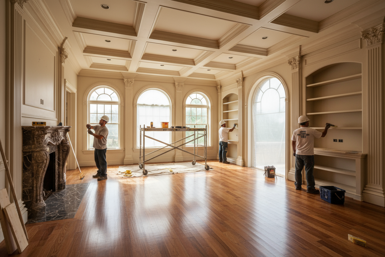 luxury room addition contractor work