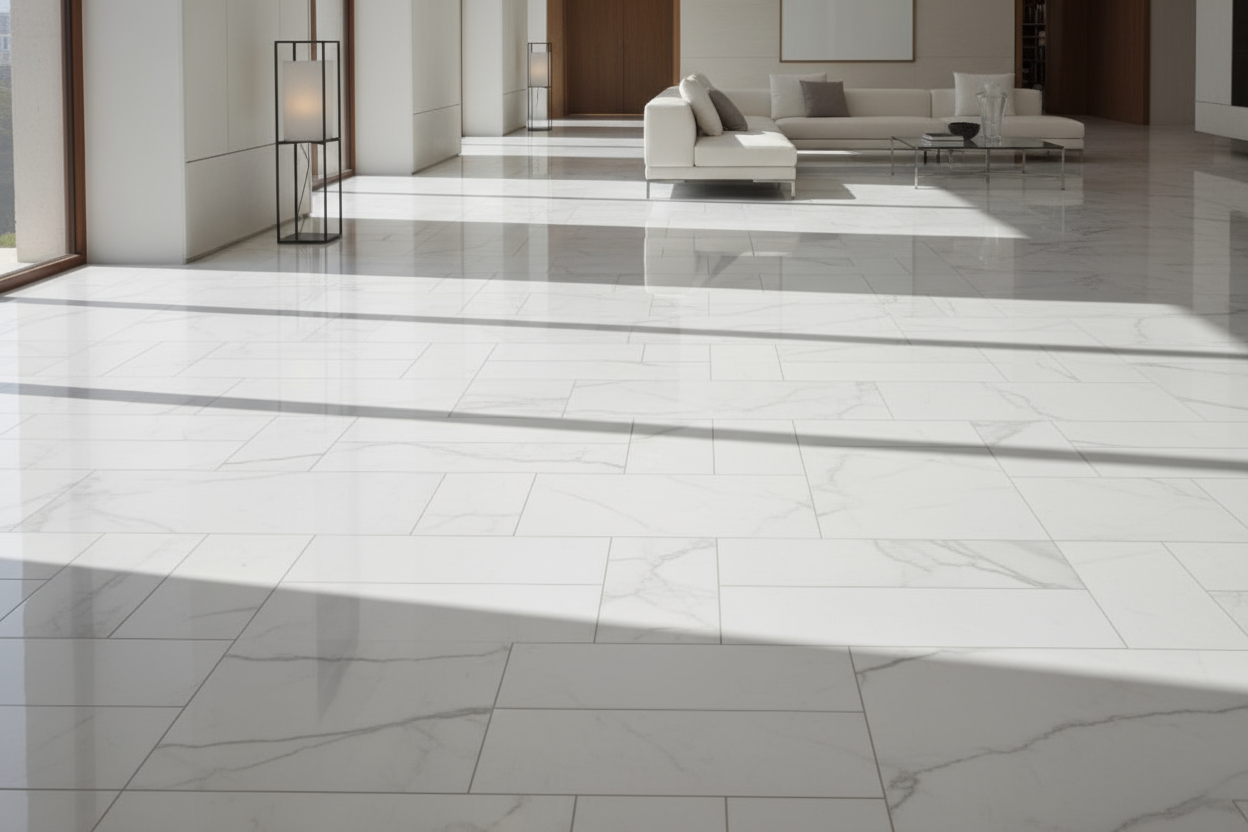 new luxury white grey tile flooring